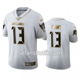 Tampa Bay Buccaneers Tröjor Mike Evans 13 Nike Vit Golden Edition 100th - Herr